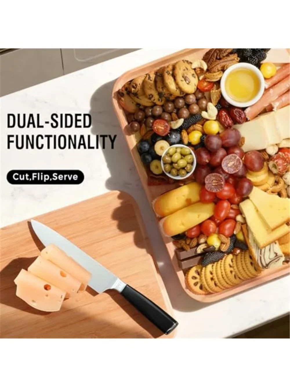 Portable Charcuterie Boards with Lid, Cheese, Veggie & Snack Tray
